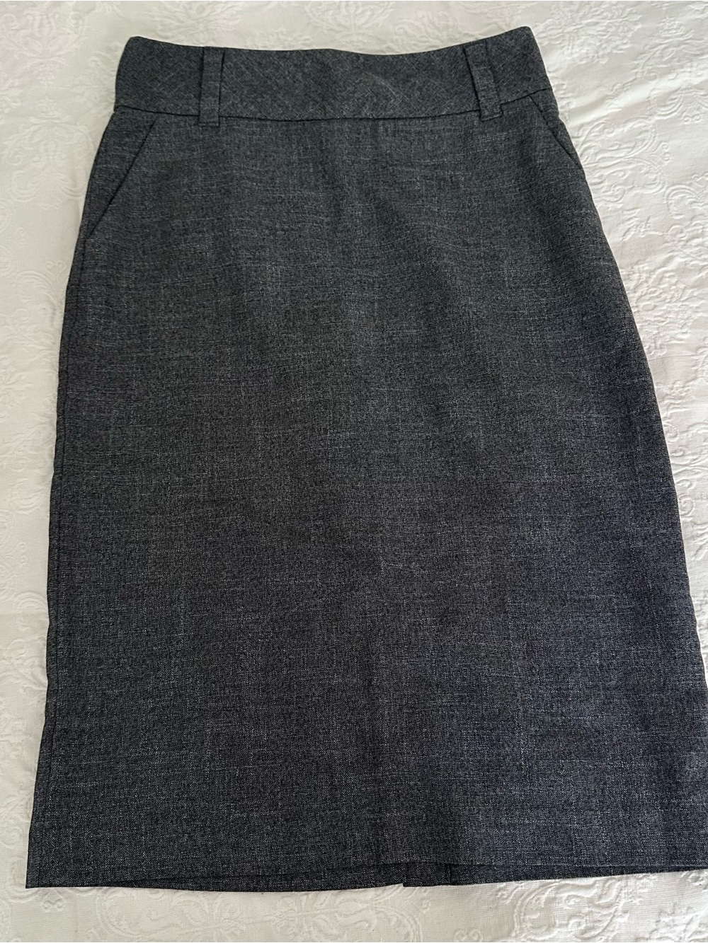 Banana Republic Dark Charcoal Pencil Skirt